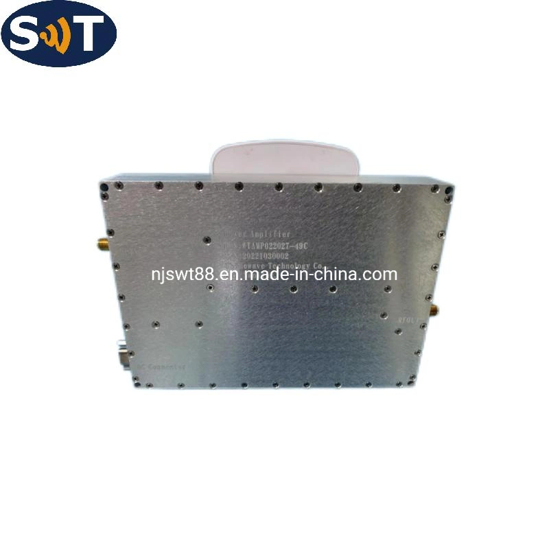 High Flatness S Band 2.2-2.4GHz Cw 30dB Gain SMA Female Connector Solid State Power Amplifier