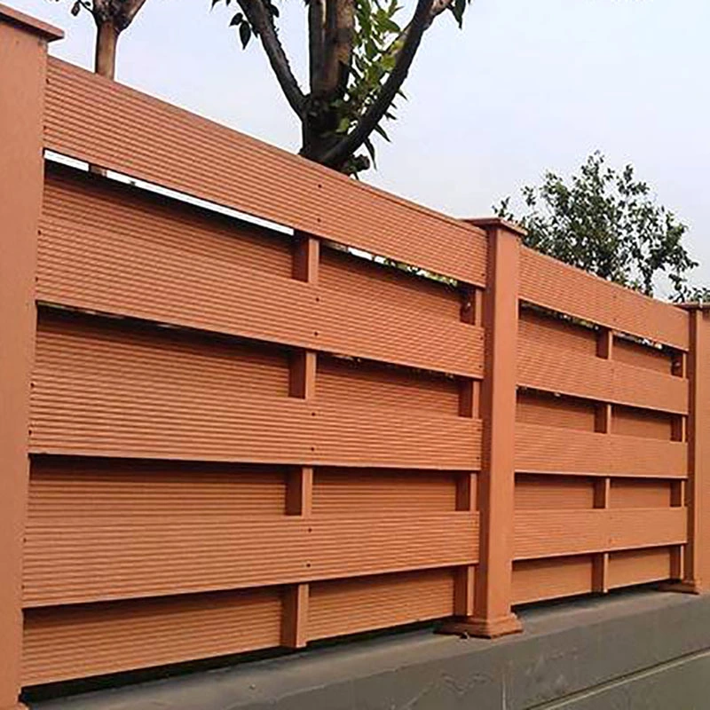 Garden Fencing Railing Gate Factory Supply Column Post WPC Material