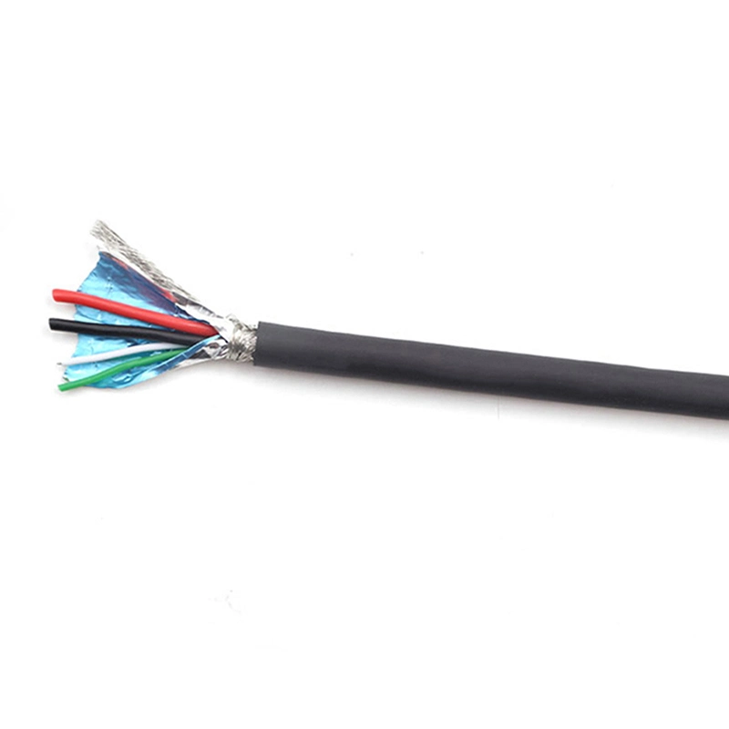 Homologación UL 3 AWG calibre UL2464 18 núcleo espiral apantallada Cable eléctrico