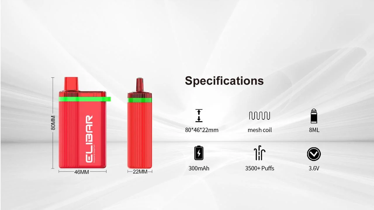 Hot Vape Disposable/Chargeable Ecig Wholesale/Supplier Vape Pod Kangertech Elibar 3500 Puffs