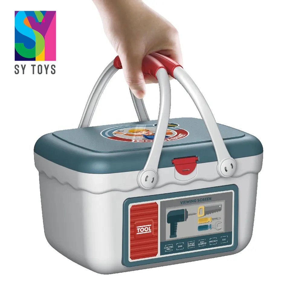 Sy Battery Operated Education Pretend Play Wholesale/Supplier Tool Box Toys for Child
