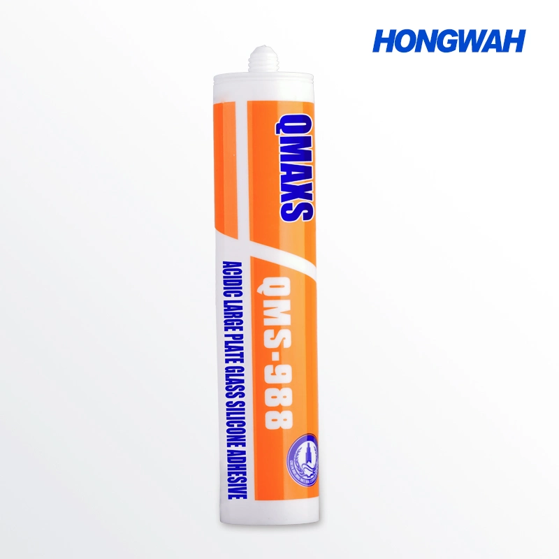 Advanced Acidic Silicone Transparent Adhesive, Pollution-Free, Fast-Drying, Strong Structural Sealant, Glass Window Building Structure Engineering Glue