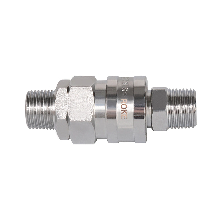 Carbon Steel Galvanized Closed Type Male Thread Hydraulic Quick Couplings ISO7241-B 6000psi