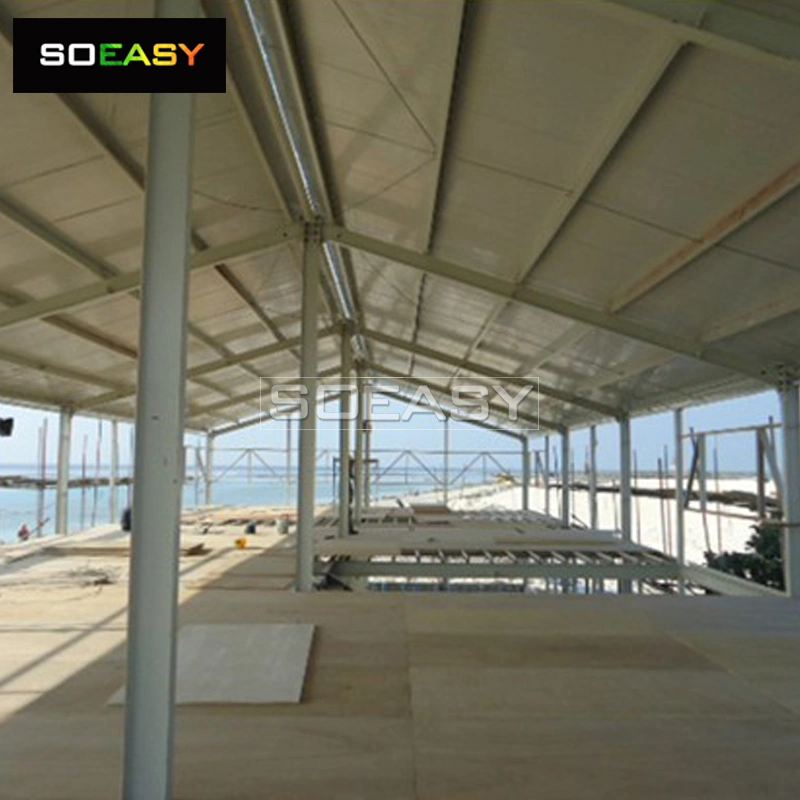 Cheap Price Steel Structure Warehouse Sound Insulation Prefab House with Good Heat Steel