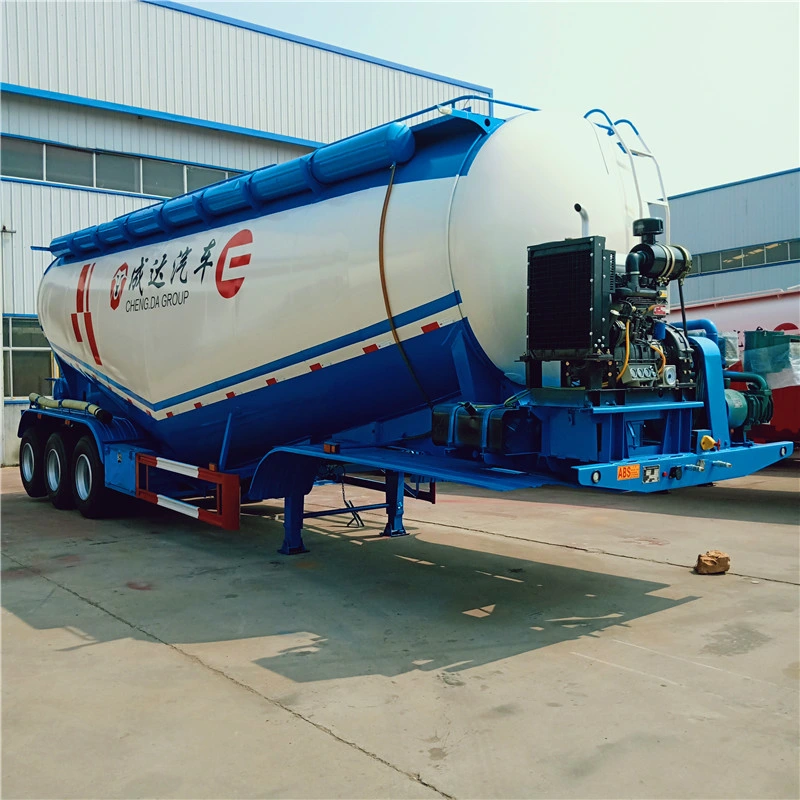 China Manufacture 40cbm V Shape Bulk Cement Tank Semi Trailer