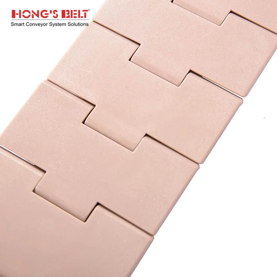 Hongsbelt 828-K325 cadeia do plástico Flat Corrente Superior para garrafas