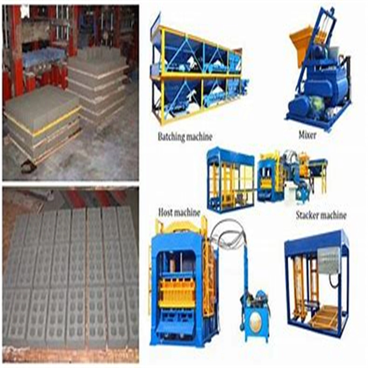 Semiautomatic We Have a Strong After-Sales Service. Block Machine Concrete