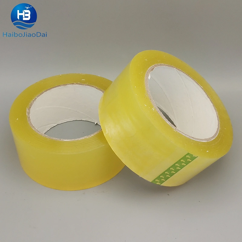 Transparent Sticker Roll Carton Packing Tape Super Clear Adhesive BOPP Brown Shipping Packing Tape