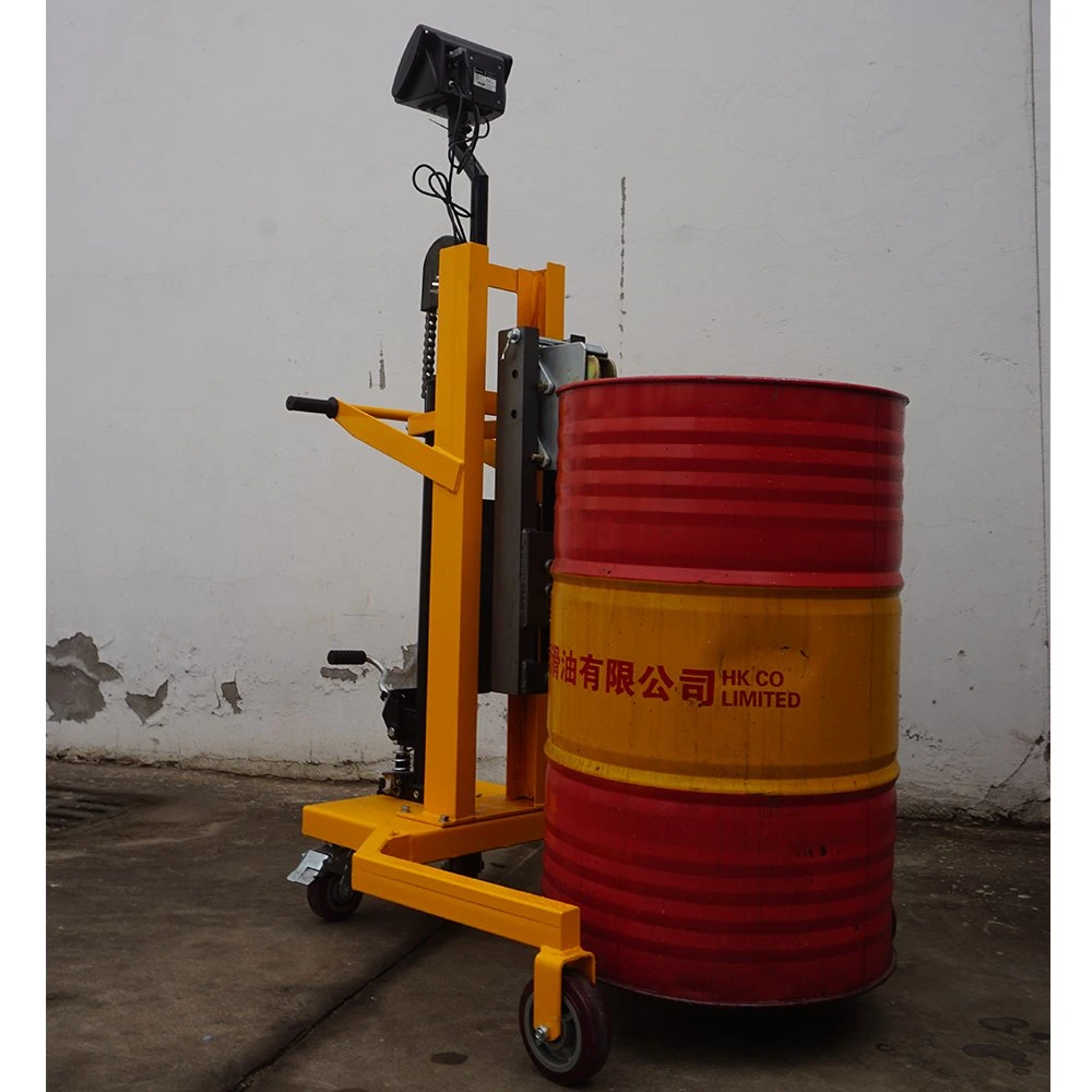 Customized 55-Gallon Oil Drum with Hydraulic Portable Scale