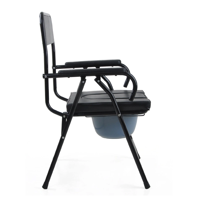 Medical Lightweight Steel Folding Toilet Chair with Potty Disabled Toilet Shower Toiletchair