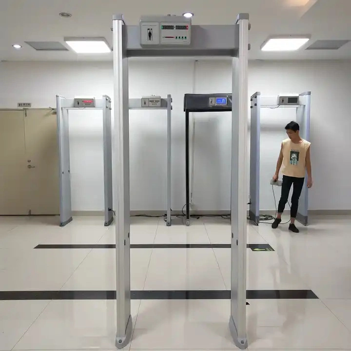 Pinpoint High Performance Smart Security LED Display 6 Zone Walkthrough Metal Detector Gate Price