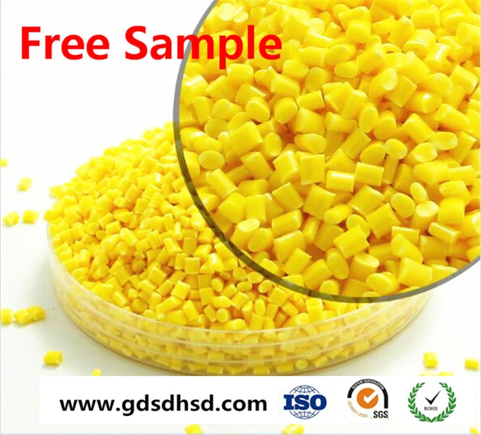 ABS Citrus Yellow Masterbatch Colorant 3D Printing Injection Molding