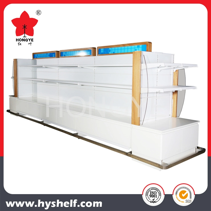 Carrefour Style Retail Supermarket Gondola Display Shelving