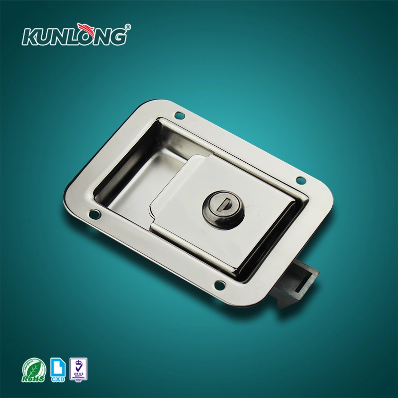 Kunlong Möbel Hardware Edelstahl Werkzeugkiste Paddle Lock Pull Door Sperre (SK1-50030)