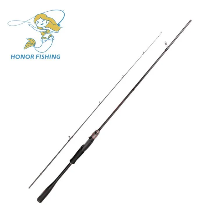 Off-The-Shelf FR-02 o M High-Carbon de alimentación personalizado Long-Distance varilla varilla mayorista Casting Spinning aparejos de pesca Bass Rod Barra de pesca mosca