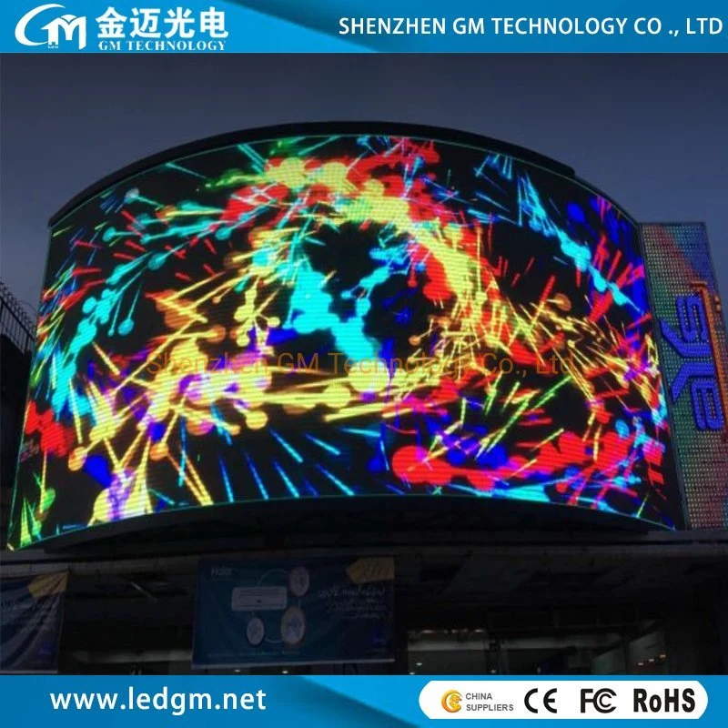 Pole Full Color Outdoor Advertising Curved Digital Mobile Flexible SMD Poster Window TV LED Board with P3 P4 P5 P6 P8 Wholesale/Supplier Advertising Board
