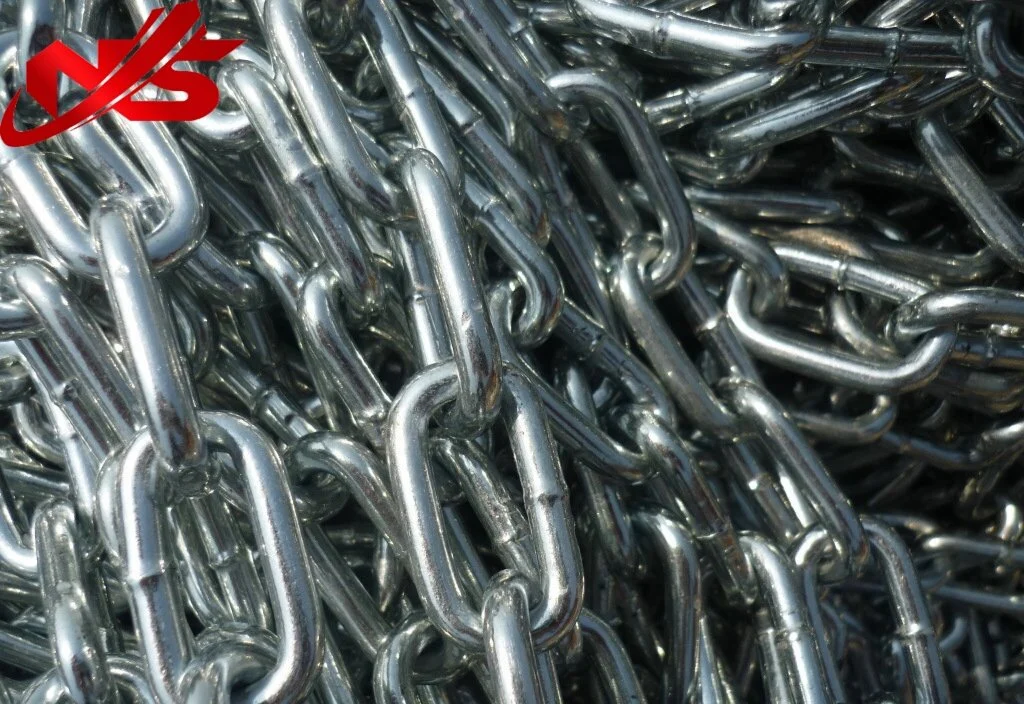 Welded Chain DIN766 Standard Short Link Chain Galvanized/Black/Primary Colour