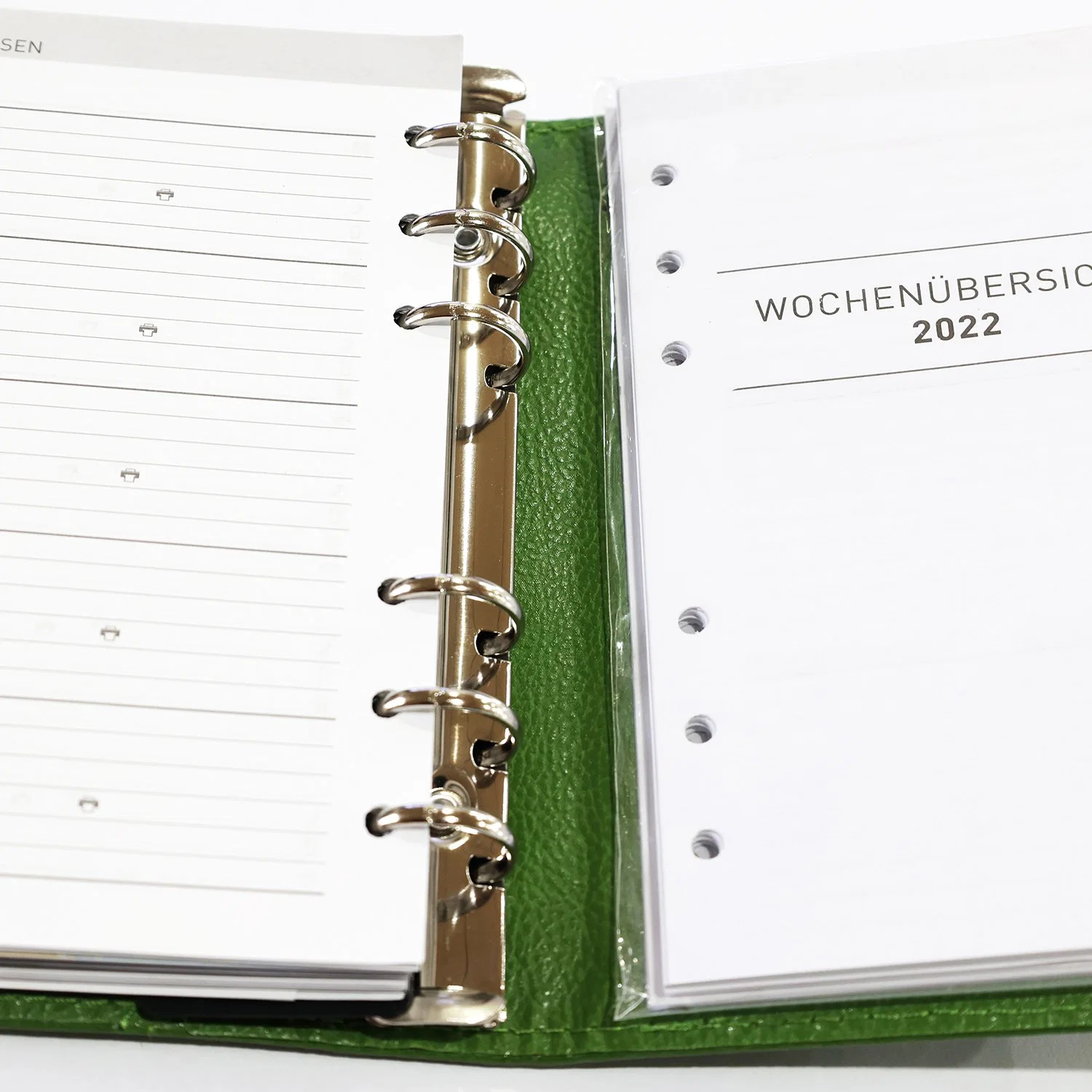 Papelería Mayorista/Proveedor A4/A5/A6 Planner papel de madera importación PU Cuero cubierta Portátil para uso de Office