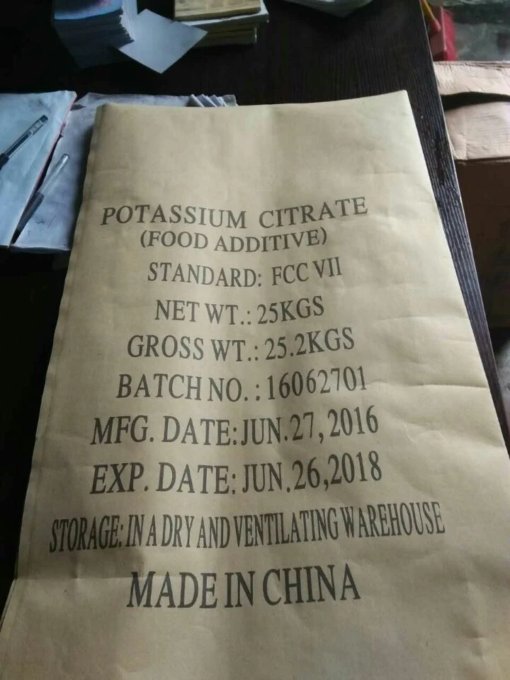 Food Grade Potassium Citrate Anhy