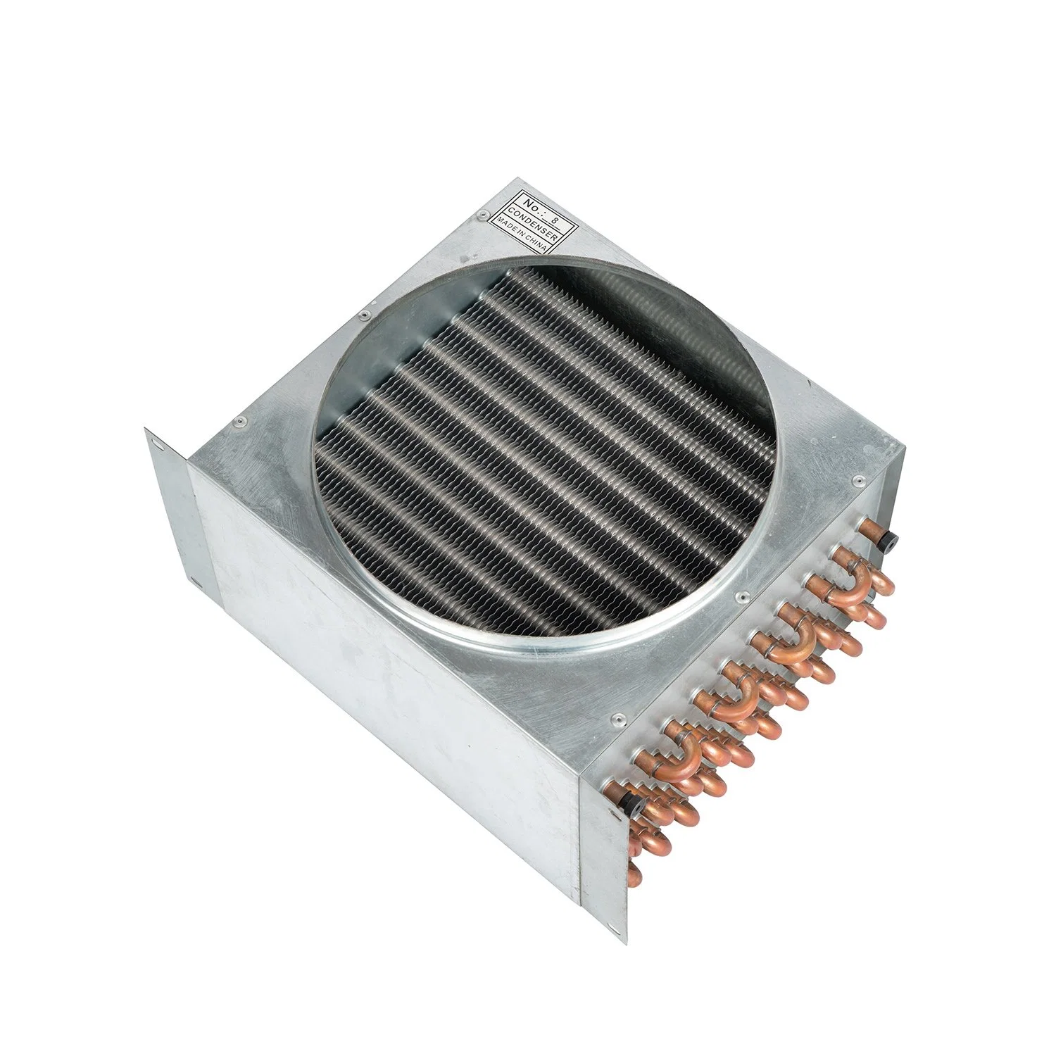 New Refrigeration Air Cooler Copper Tube Fin Type Condenser