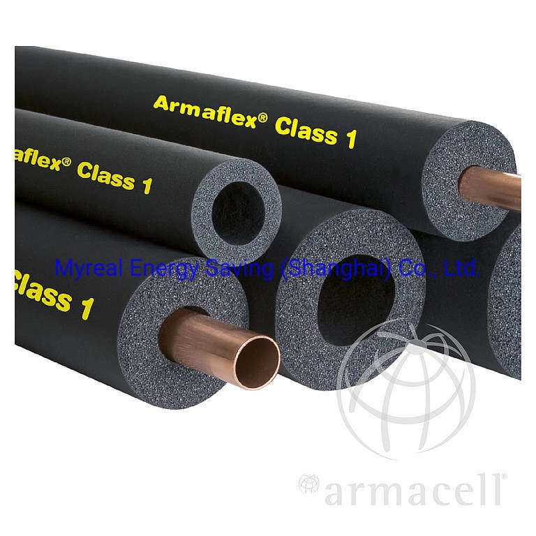 1-7/8 ID Armacell Class 1 High Temperature Heat Resistant Rubber Tubes Sponge Foam Pipe