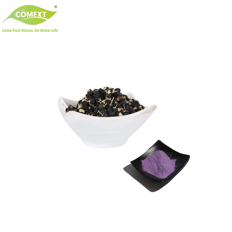 Comext Natural Black Wolfberry Fruit Extract Powder Lycium Ruthenicum Extract 1%~25% Anthocyanin