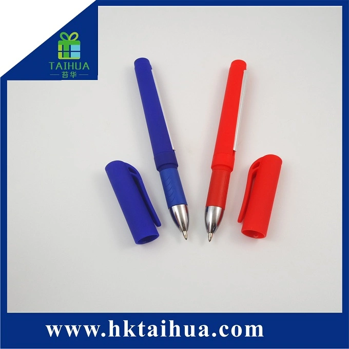 Bulk Sale Cheap Gift Platsic Push Type Advertising Banner Gel Pen