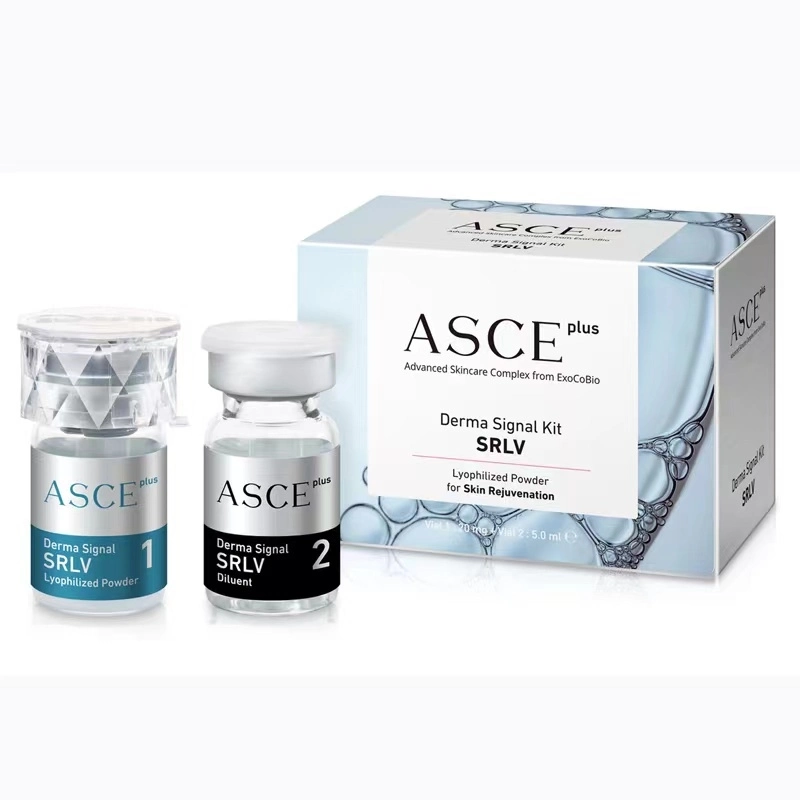 مجموعة إشارات الجلد من ASCE Plus Exosome Dermal Srlv العناية بالبشرة إعادة توليد خلايا البشرة المضادة للشيخوخة