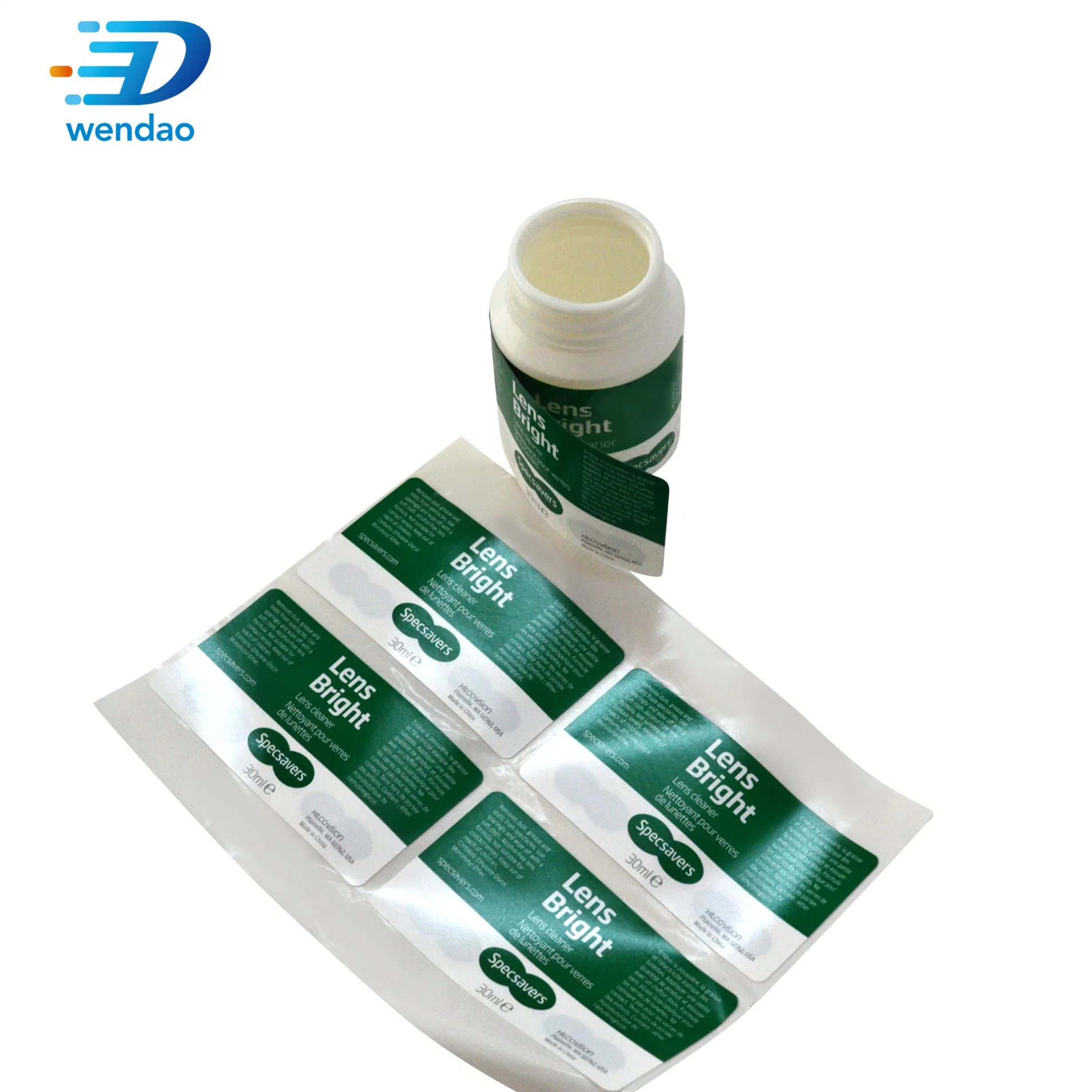 Customized Medical Brochure Label Waterproof Multi-Layer Self-Adhesive Packaging Label