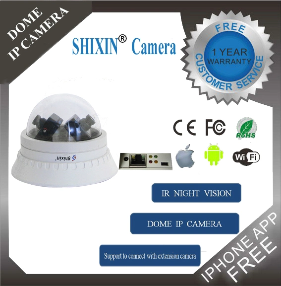 مصباح CMOS IR-15m H. 264 HD مقاوم للفاندال IP Network Surveillance Security Camera Dome (IP-2068-2) بدقة 2 ميجابكسل