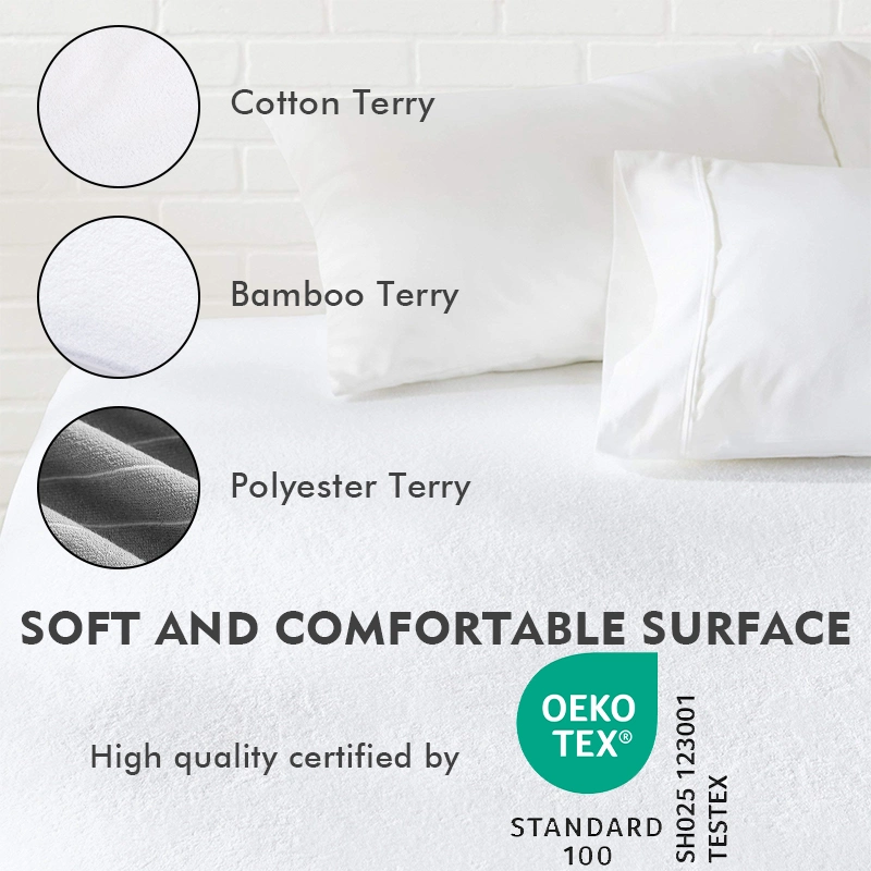 Waterproof Mattress Cover with Zipper Twin Size