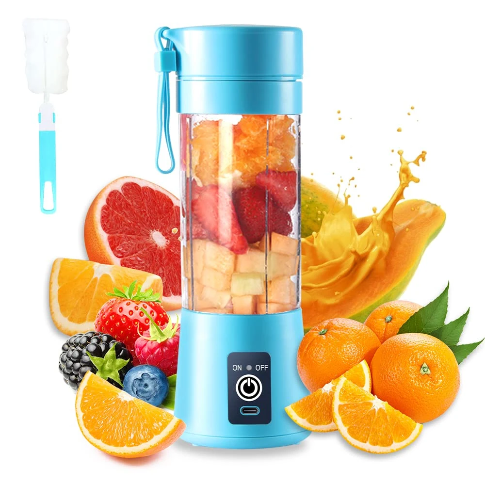 Hot Sale Fashionable Portable Mini Blender IX Blades for Mixing Electric USB Juicer