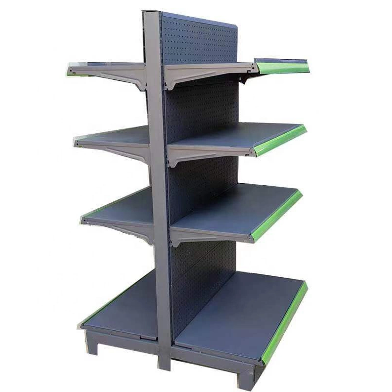 Prateleira de supermercados Wholesale hardware Rack, 37" * 79" Pegboard com prateleiras e Display Locker Store racks