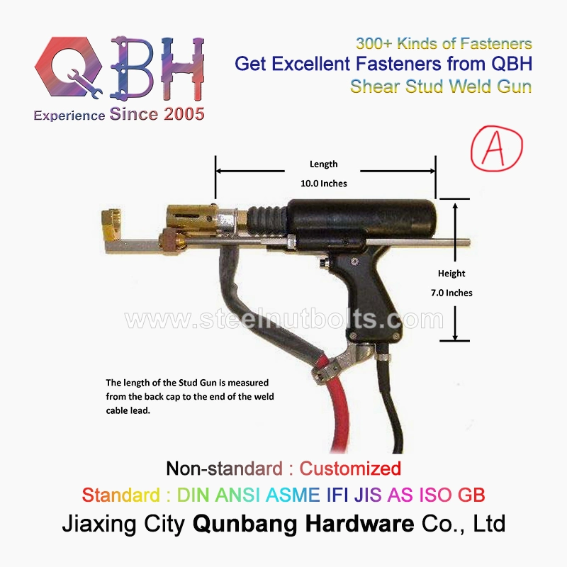 QBH Queso Head Ml15A Ml18A M10 a M25 cuña sísmica Anclas conector de cizalladora espárragos pistola de soldadura de punto de arco soldadura China soldadura