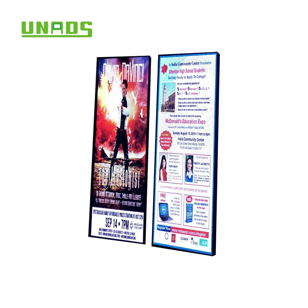 Cartel digital LED portátil para interiores Vídeo Standee para ventas &amp; Promoción