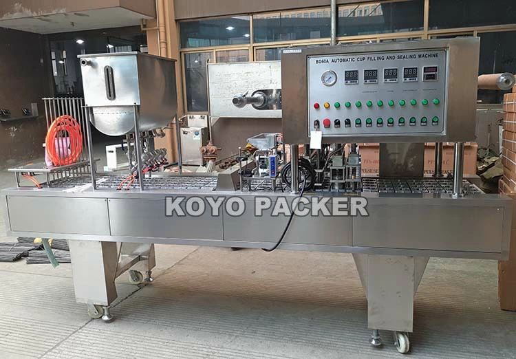 Automatic Water Juice Plastic Cup Forming Filling Sealing Machine