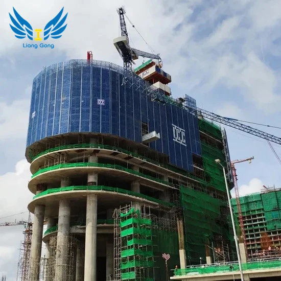 High Rise Building Construction Climbing Protection Panel System