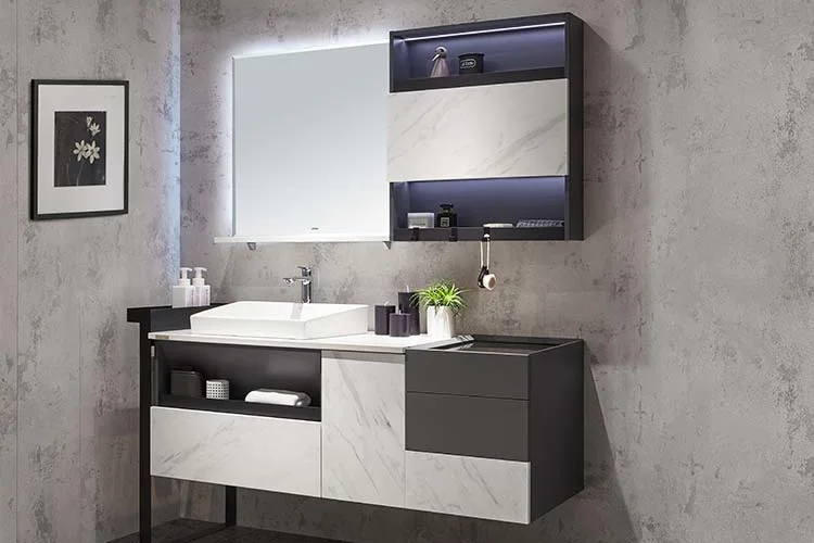 Oppein Cabinet Modern Bathroom Furniture