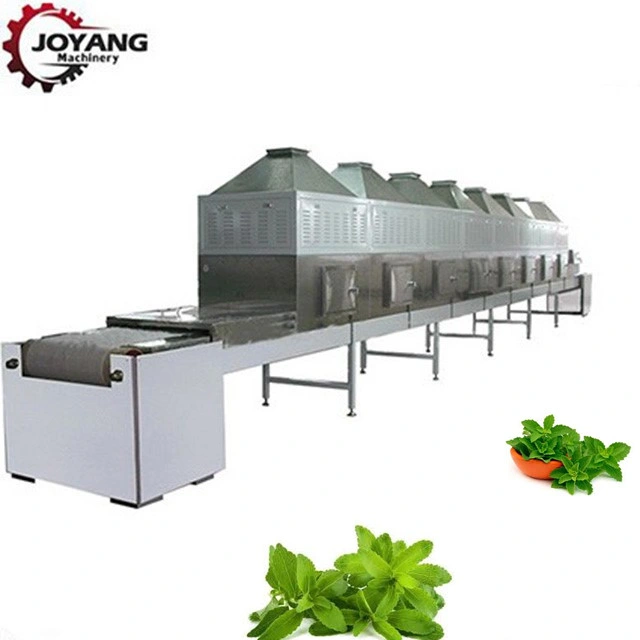 Scented Green Black Tea Herbs Crush Leaves Powder Processing Dryer Microwave Drying Sterilizing Machine