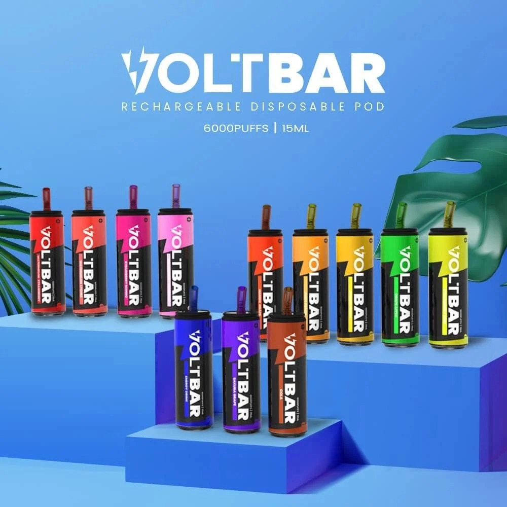 Voltbar 6000 Puffs Disposable E Cigarette Rechargeable Type-C Ae Bar