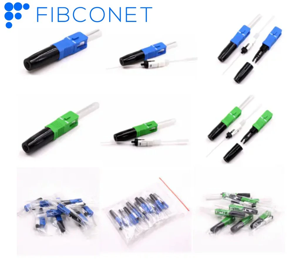 FTTH Sc/FC Waterproof Hot Melt Type Fiber Optic Fast Connector