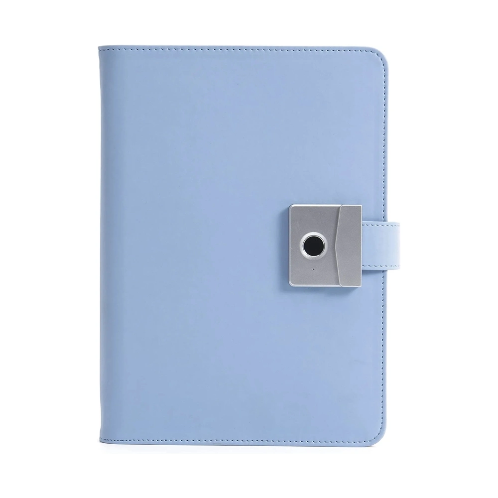 Personal Organizer A5 Security Business Conference Book Fingerprint Lock Journal Writing Notebook