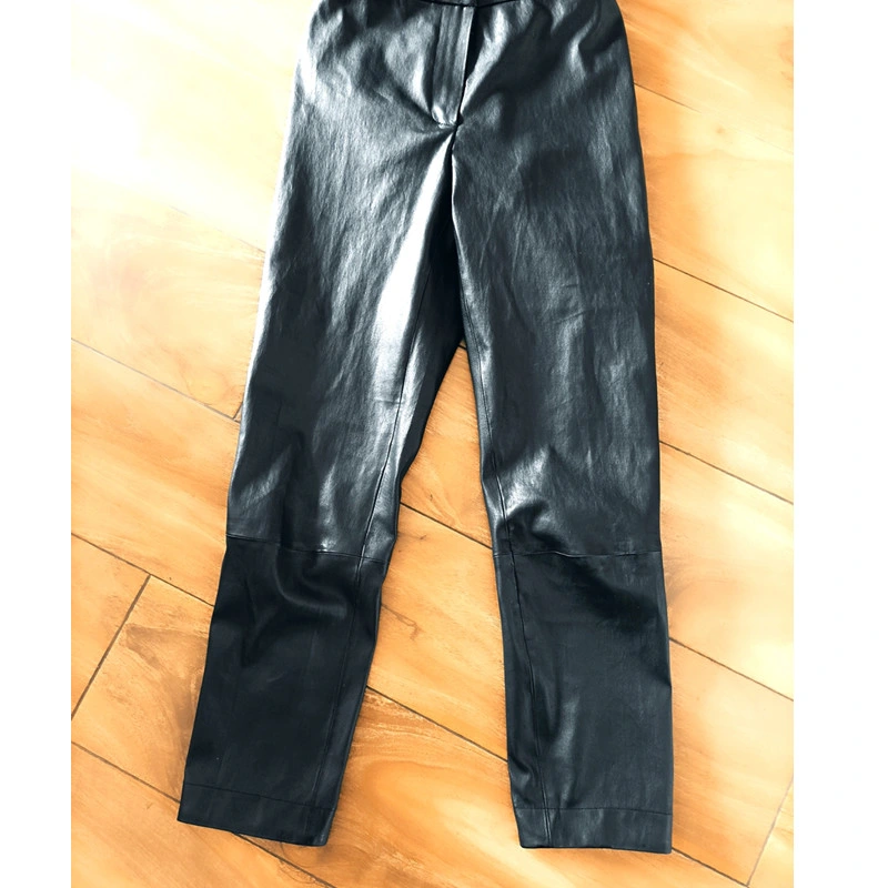 Genuine Leather Garment Distributor Leg Trousers PU Legging Loose Pants