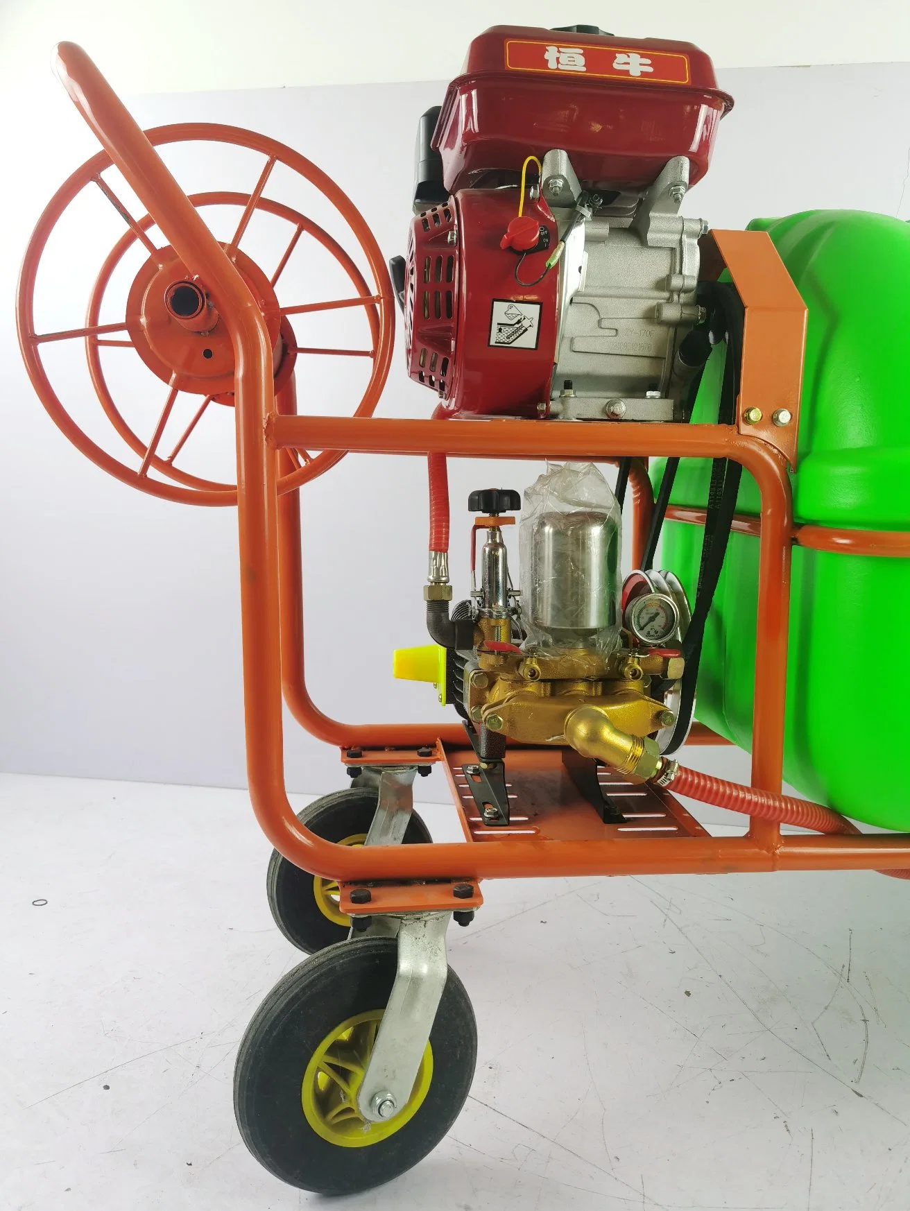 200L Trolley Manual Hand Push Trolled Powerful Agriculture Power Sprayer