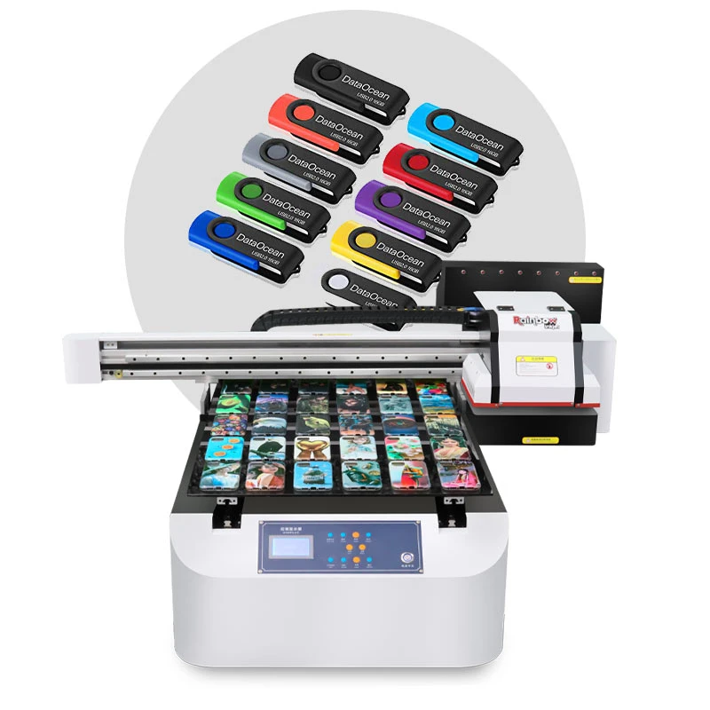 Impresora industrial A1 6090 UV Flatbed impresora para LED Sticker Smartphone