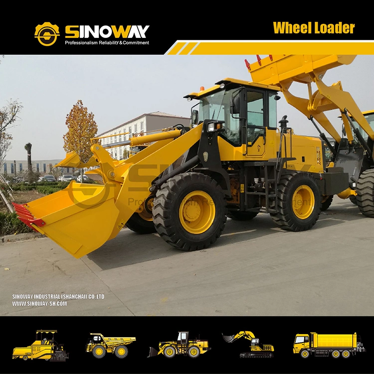 New Wheel Loader Zl50 Sinoway Pay Loader for Sale