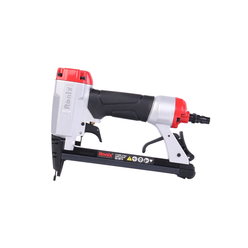 Ronix Ra-8016 Crown Stapler 6-16mm Professional Pneumatic Narrow Mini Air Stapler Gun Pneumatic Nail Gun