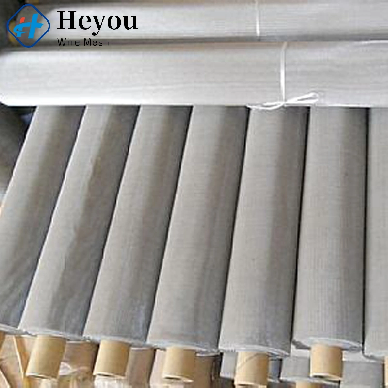 Hebei Anping Factory SUS AISI 304 Plain Weave Stainless Steel Woven Filter Wire Mesh Screen