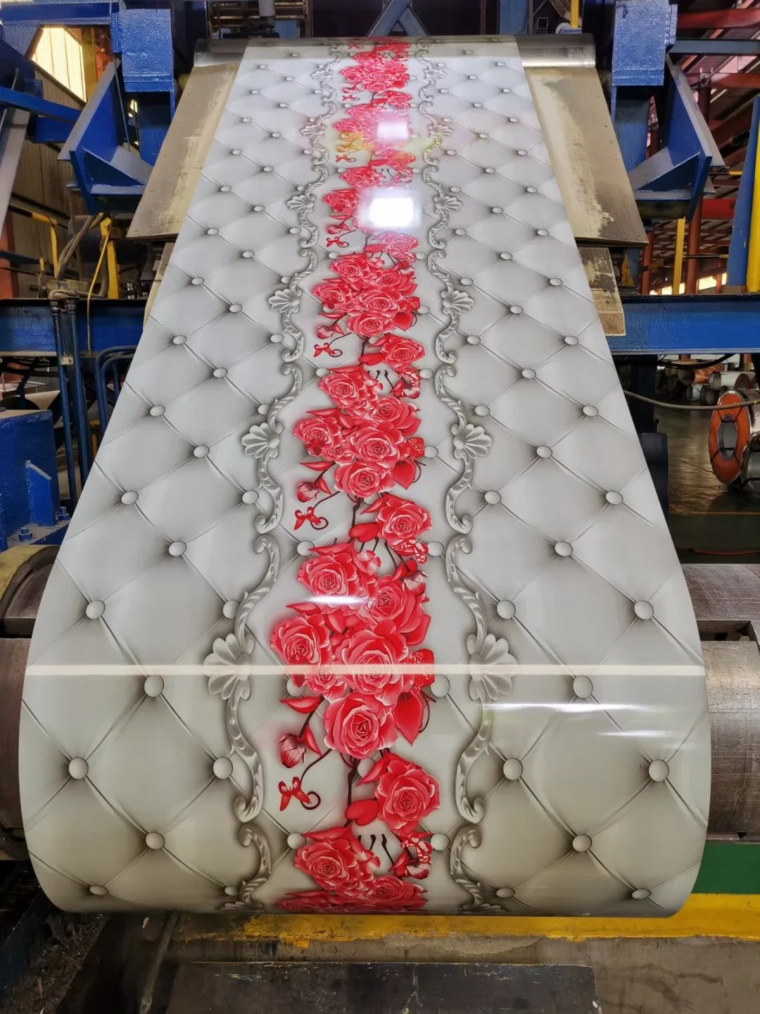 Le marbre couleur de motif pour la décoration de la bobine en aluminium avec revêtement