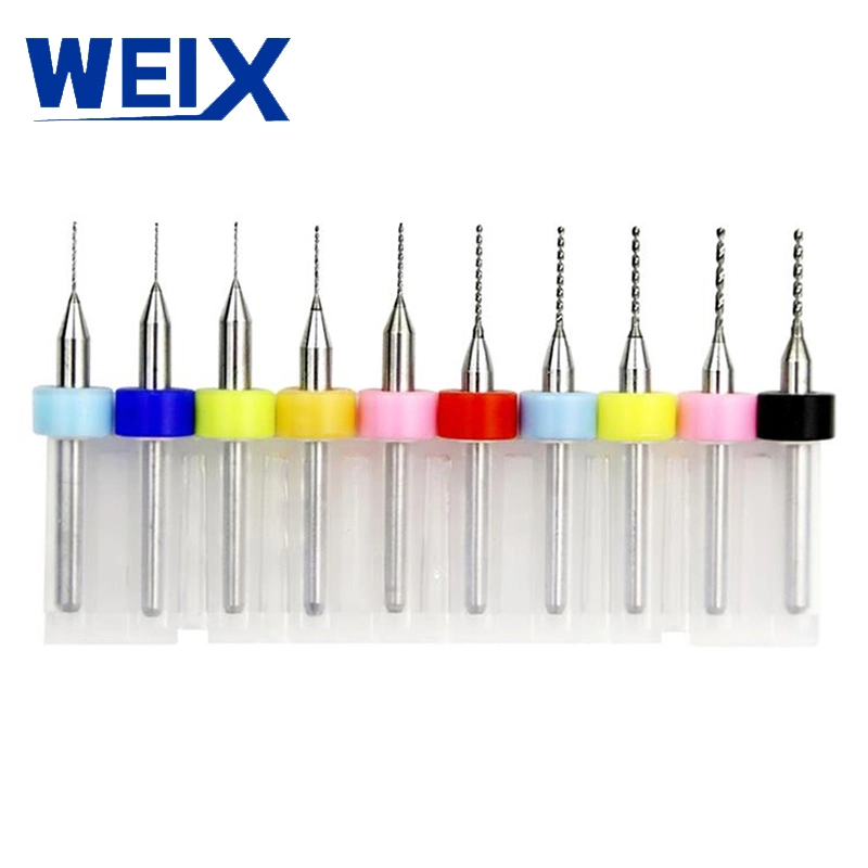 Weix 10PCS/Set 0.1mm-2.25mm Hard Alloy PCB Print Circuit Board Carbide Micro Drill Bits